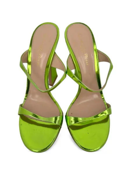 Papuci tip mules Gianvito Rossi verde