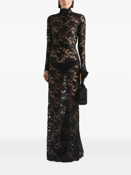 Geantă plic Givenchy din satin negru