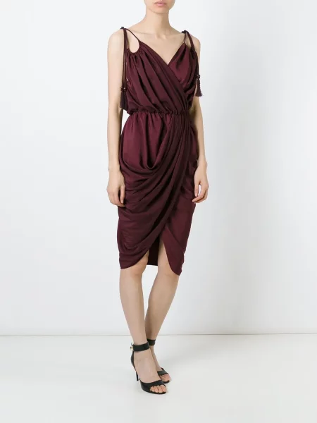 Rochie Lanvin drapată roz