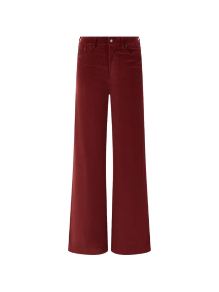 Pantaloni Lois Jeans de catifea cord roșu