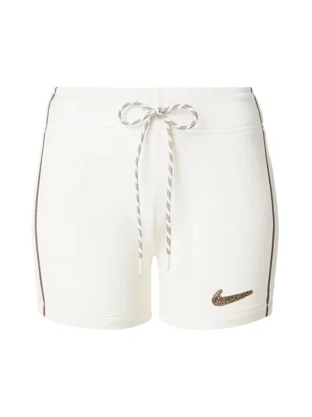 Nike Sportswear Pantaloni bej / maro alb