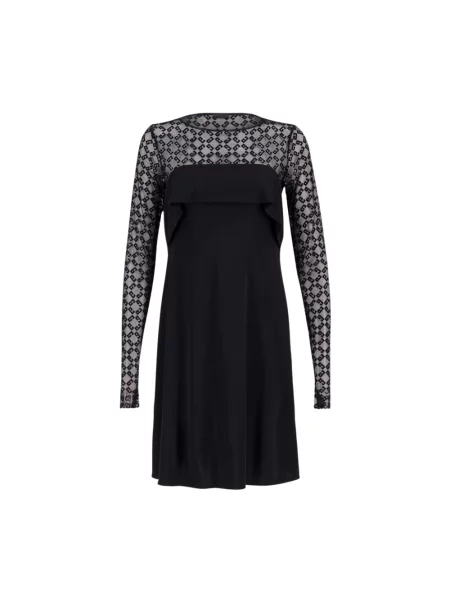 Sukienka mini Givenchy drapowana czarna