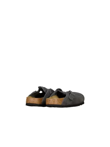 Klapki mules Birkenstock szare