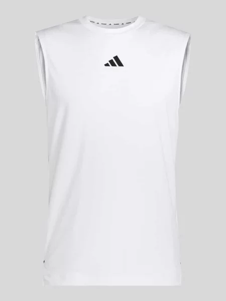 KOSZULKA BEZ RĘKAWÓW POWER 3 STRIPES biała