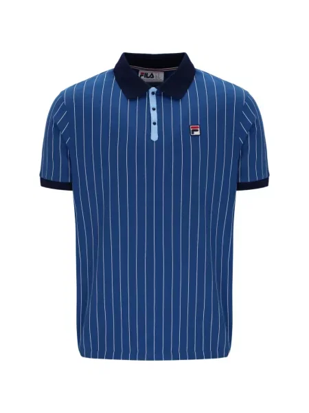 Tricou polo Fila cu dungi albastru