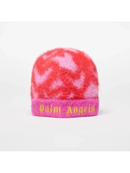 Sapka Palm Angels Kids Pa Spray Hearts Knit Beanie Rose Pink/ Brick Red II piros