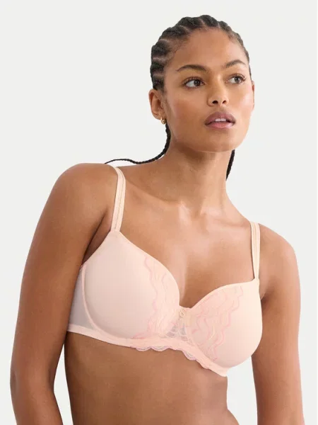 Triumph Бюстгальтер з підкладкою Waves Of Glow бежевий
