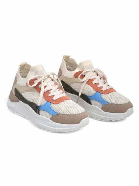 Sneakerși Resti alb