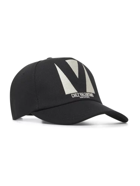 Czapka z daszkiem Valentino Garavani z logo czarna