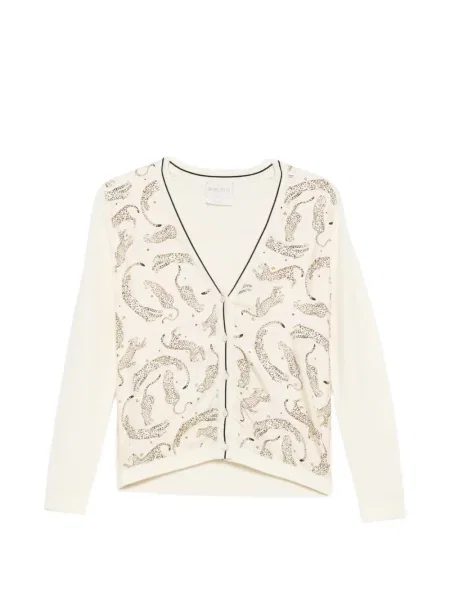 Cardigan Forte_forte cu imagine cu model leopard