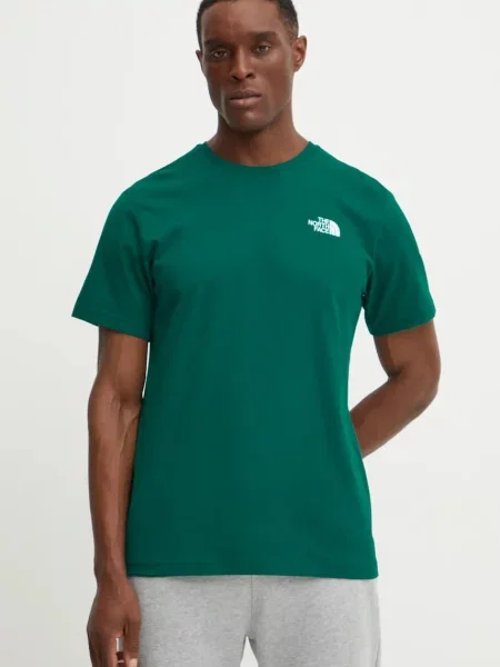 The North Face t-shirt Redbox Celebration z nadrukiem zielony