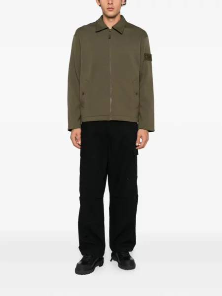 Pulover Stone Island cu strasuri verde