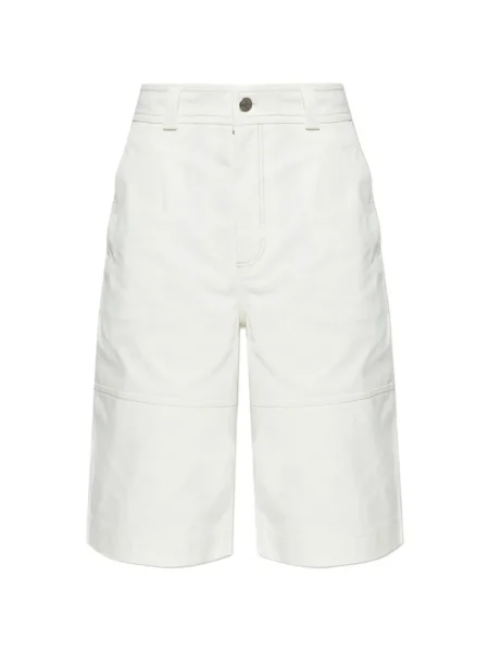 Džínové šortky Ami Paris bílé