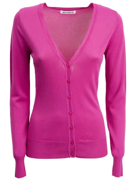 Influencer Kardiganas rožinė