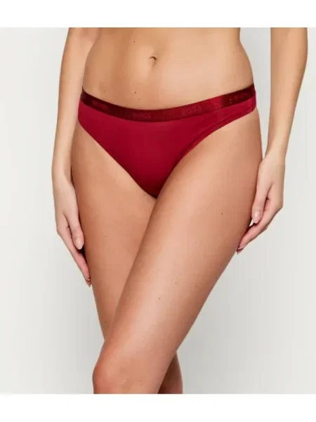 BOSS BLACK Tanga negru