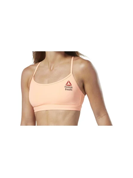 Sutien Reebok Sport skinny fit portocaliu