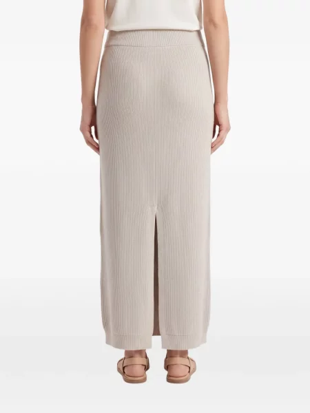 Fusta maxi Brunello Cucinelli tricotate