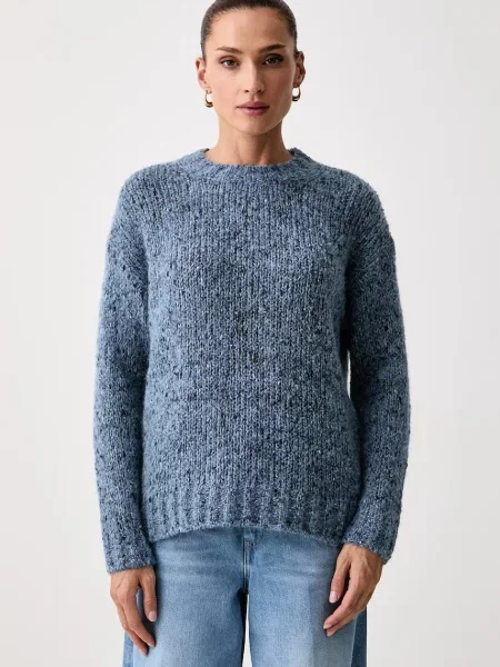 Weekend Max Mara cardigan pentru femei cu lână WKDHOBBY albastru