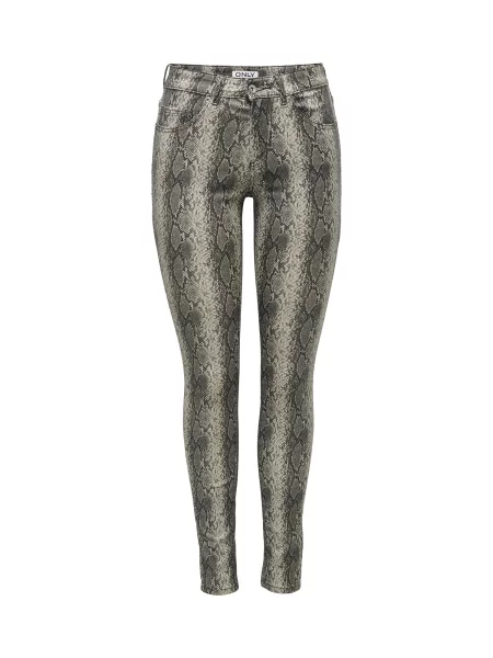 ONLY Jeans ONLLINA gri grafit / grej negru