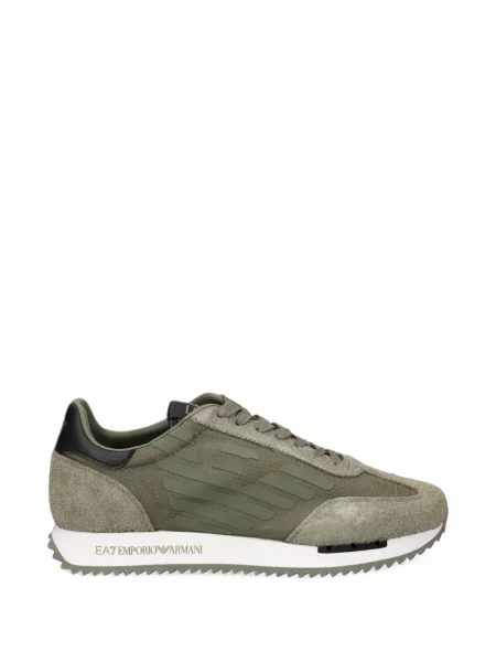 Sneakerși Ea7 Emporio Armani cu autograf verde