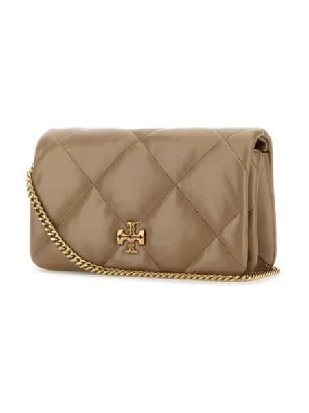 Botki Tory Burch skórzane różowe