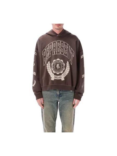 Bluza z kapturem Represent brązowa