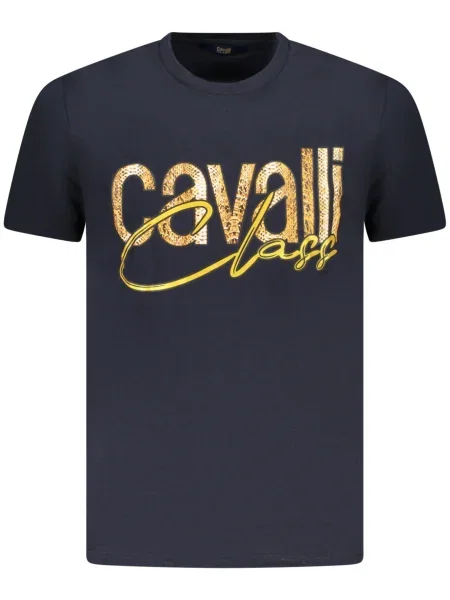 Tricou Cavalli Class cu mâneci scurte albastru