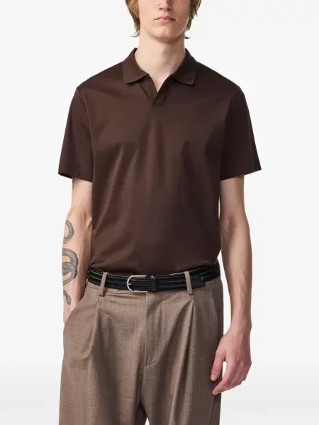 Gulerat tricou Nn07 maro