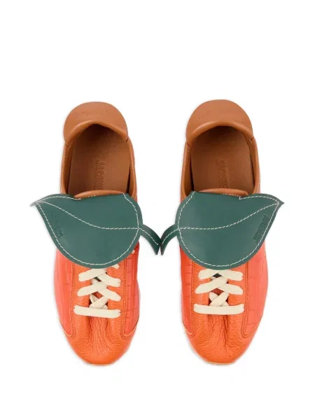 Kožne tenis tenisice za tenis Jacquemus narančasta