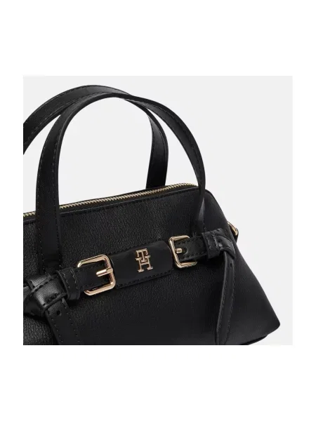 Kabelka Tommy Hilfiger Th Buckle Mini Tote čierna