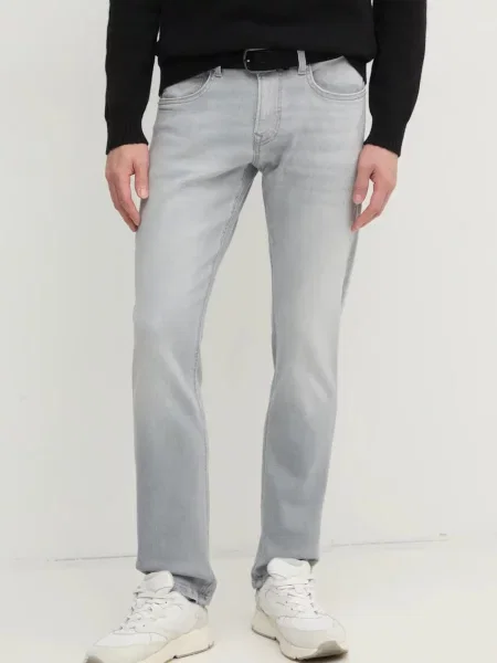 Kavbojke Pepe Jeans STRAIGHT JEANS CASH siva