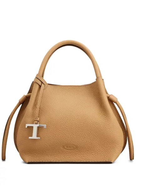 Geanta de piele Tod's din piele maro