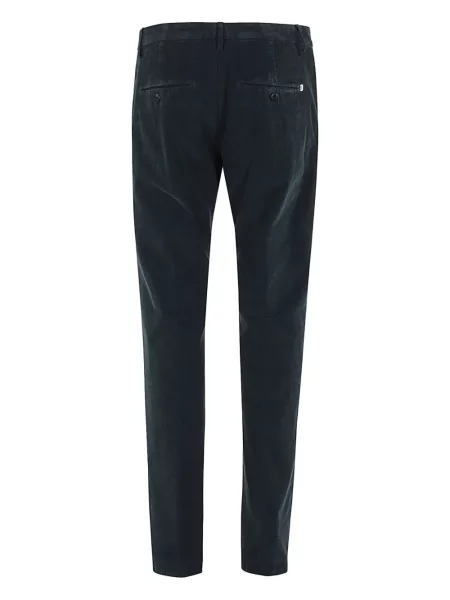 Pantaloni Dondup de catifea cord albastru