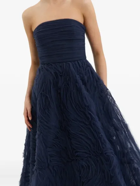 Rochie Rebecca Vallance cu volane albastru