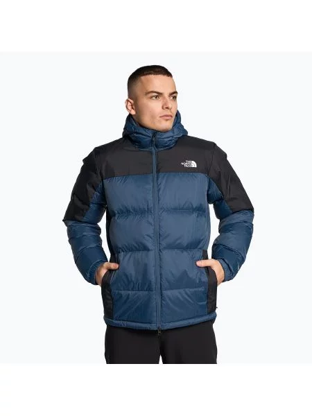 Kurtka puchowa The North Face Diablo Down Hoodie shady blue/black czarna