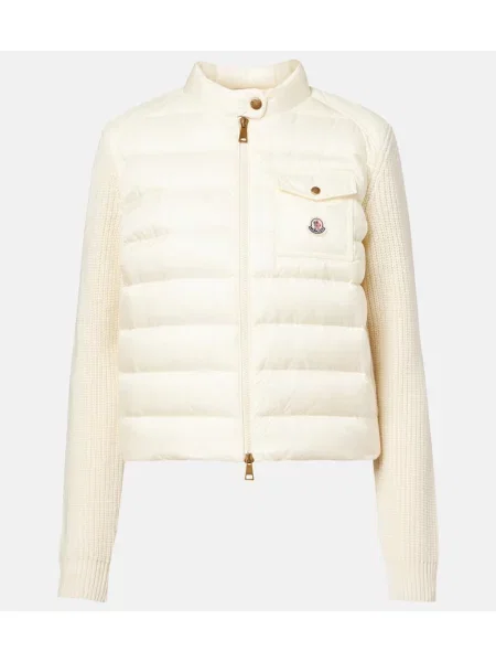 Cardigan Moncler alb