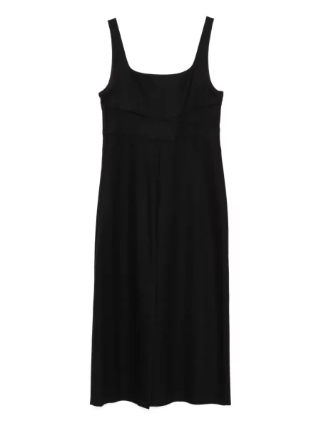 Rochie midi Vince din fetru până la genunchi de costum negru