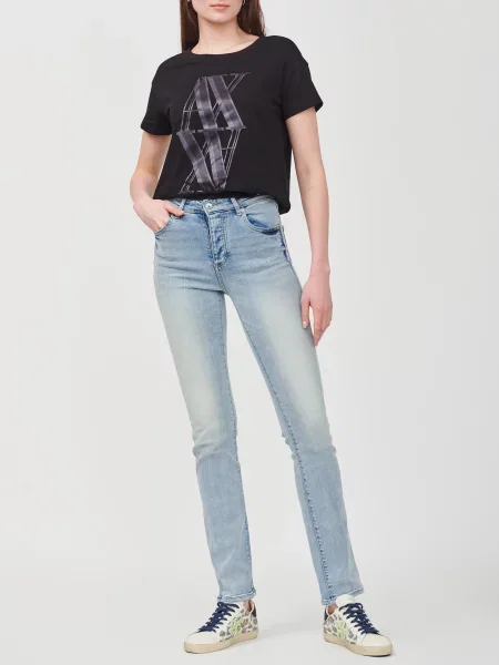 Джинси Armani Exchange блакитні