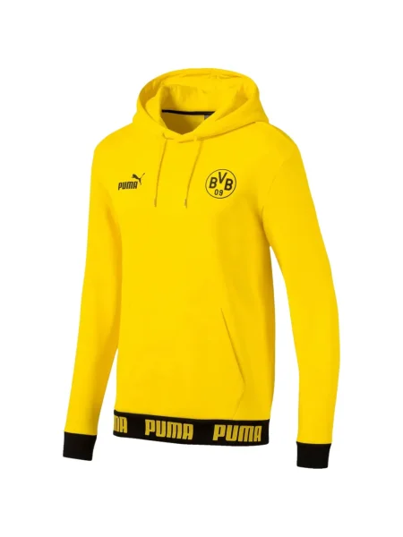 Hanorac cu glugă Puma galben