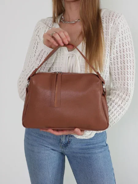 WeLassie Сумка zhnocha-shkrqna-sumka-freq-karamelxnij Шкіра коричневий