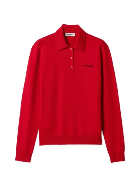 Dlouhé polotričko Miu Miu červené