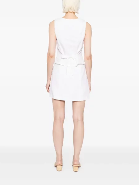 Ленена пола Reformation бяло