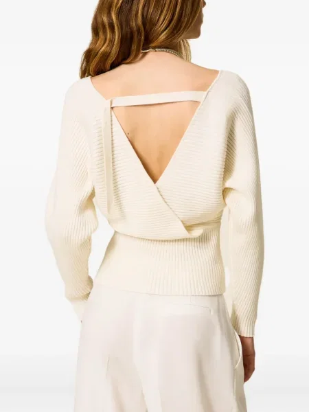Pulover Twinset alb