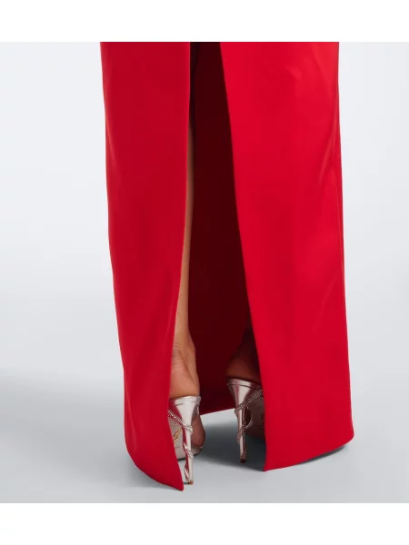 Rochie David Koma din satin roșu