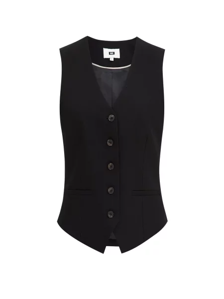 WE Fashion Vestă de costum negru