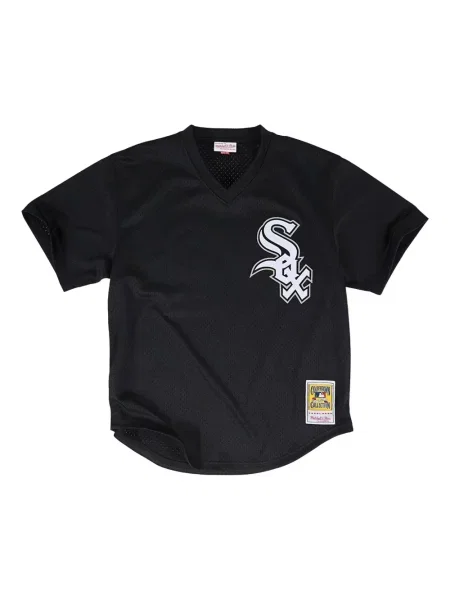 Tricou Mitchell & Ness alb