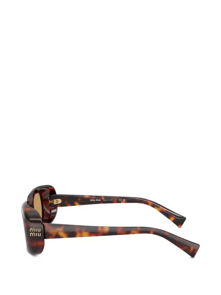 Γυαλιά ηλίου ορθογώνια Miu Miu Eyewear καφέ