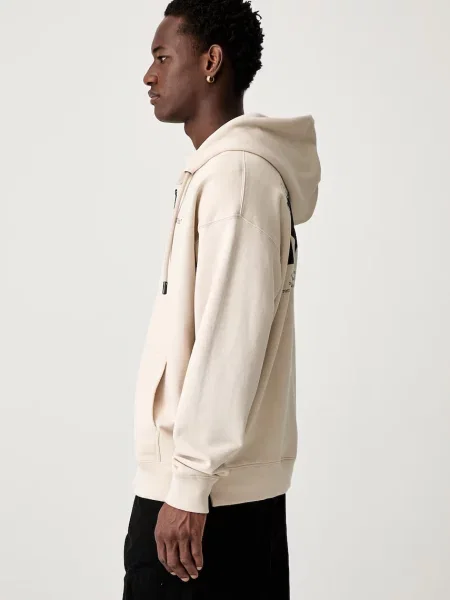 Off-White Half Arrows hanorac cu și glugă din pentru bărbați alb