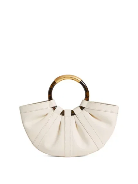 Coccinelle Torebka Z Woreczkiem beige biała