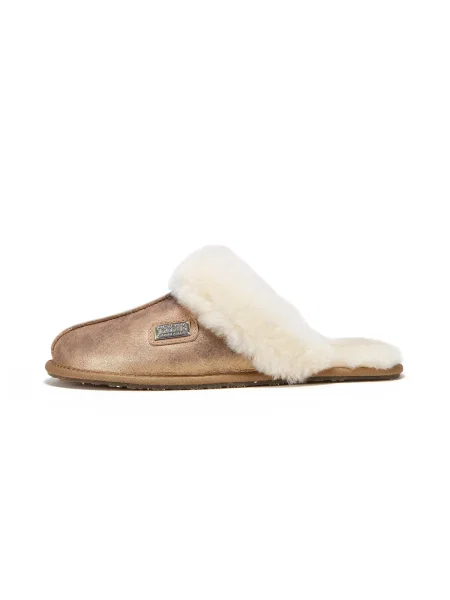 Australia Luxe Collective Pantofle světle / zlatá béžová